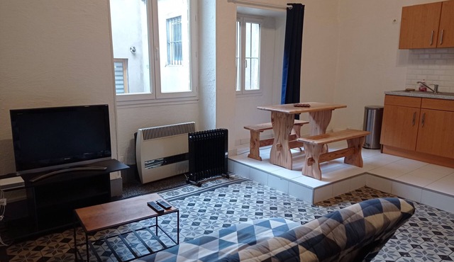 Lovely studio with mezzanine in the heart of Saint Marcellin