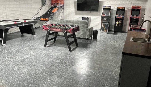 Luxury Entertainers Escape—Game Room + Lounge