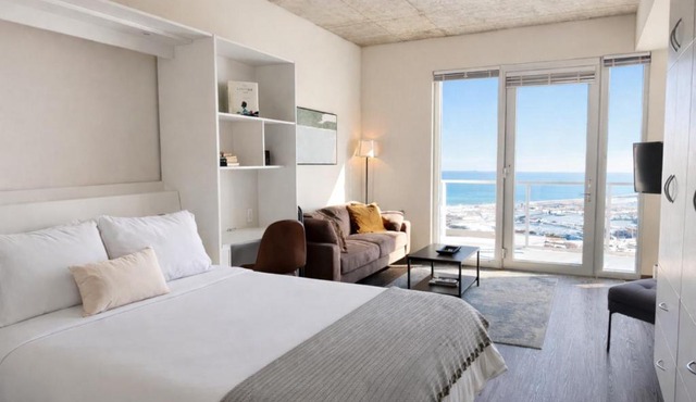 Luxury Penthouse Apt Near Brady St with Balcony and Lake View