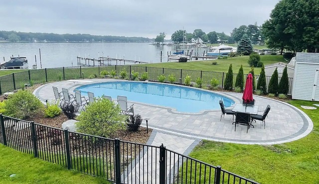 Luxury Waterfront Home with Pool and Outdoor Entertaining Area