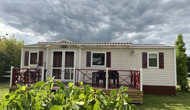 Mobile Home 4p climatisé-Bungalow-Premium-Ensuite with Shower-Lake view