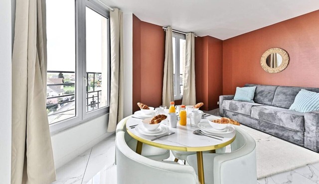 Modern and spacious 2-bedroom apartment - Gagny