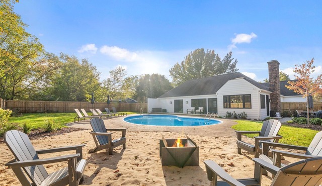 NEW Luxury 7BR Estate: Private Pool, Walk to Douglas & Saugatuck