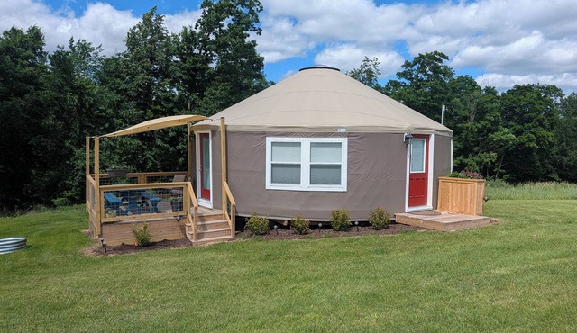 Private Yurt with AC in Soldiers Grove