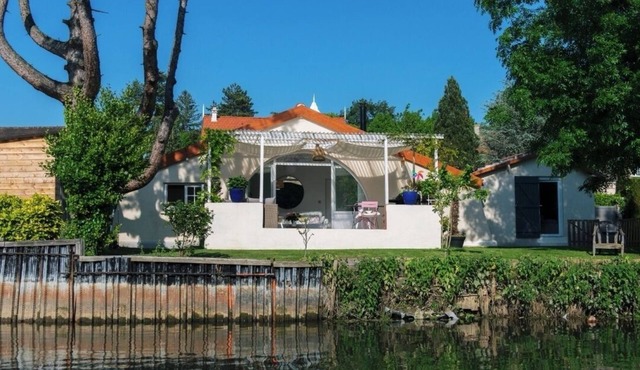 Riverfront house
