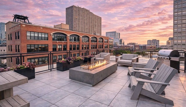 South Loop 2BR Oasis w/Patio & Gym Near McCormick Place and Soldier Field