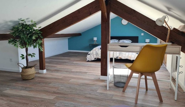 Spacious attic duplex