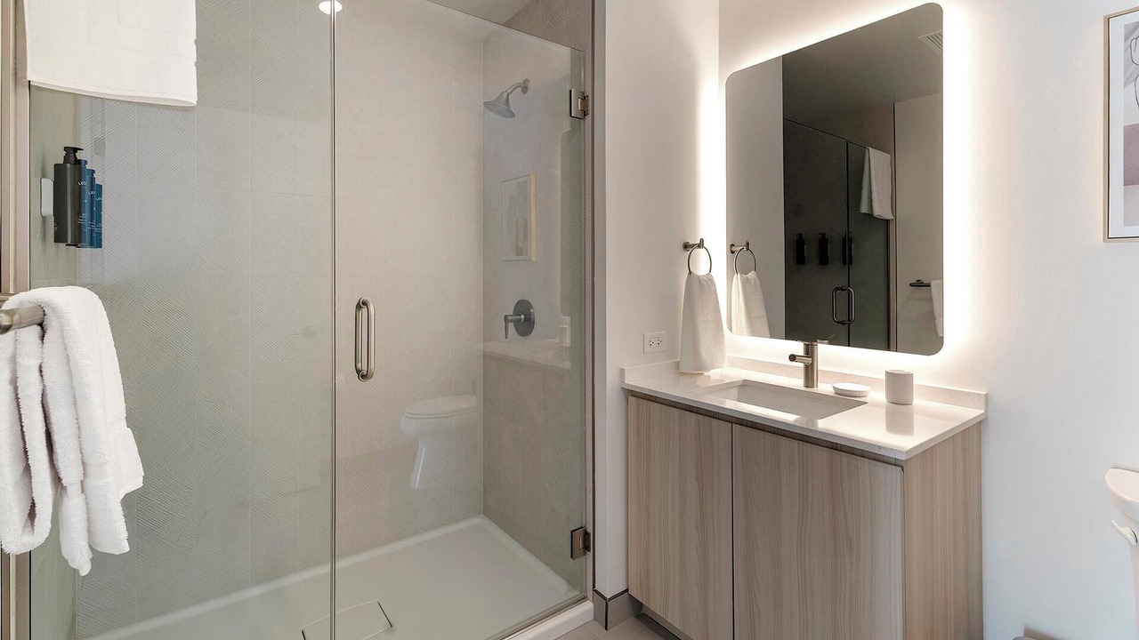 Photo of Bathroom in Illinois Medical District