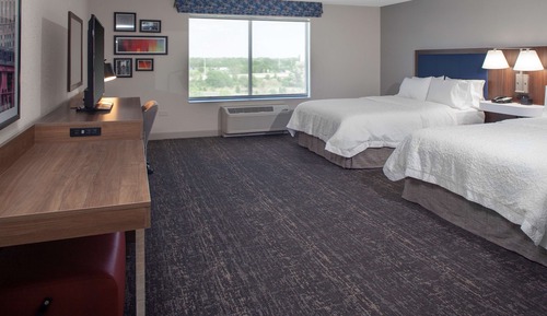 Room, 2 Queen Beds, Refrigerator & Microwave