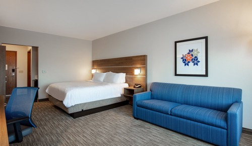 Suite, 1 King Bed, Accessible (Communication, Transfer Shower)