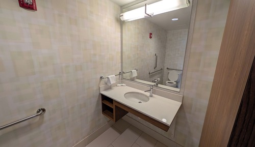 Studio, 1 King Bed with Sofa bed (Hearing Accessible)