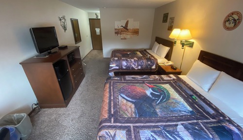 DUCK HUNTING  2 QUEEN BED