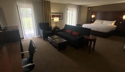 King Suite with Sofa Bed, Roll-In Shower and Patio - Disability Access/Non-Smoking