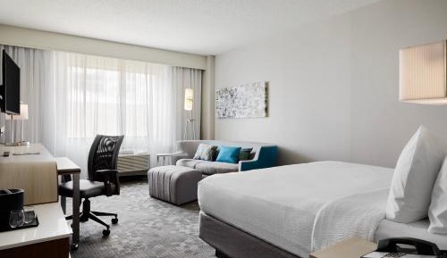 King Room with Roll-In Shower and Sofa Bed - Mobility Access/Hearing Accessible