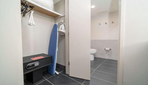 Double Room with Two Double Beds and Roll-in Shower - Mobility Access