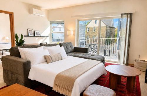 Lower East Side Apartment | East Side 1BR Near Brady St and Fiserv with Balcony - Sleeps 4