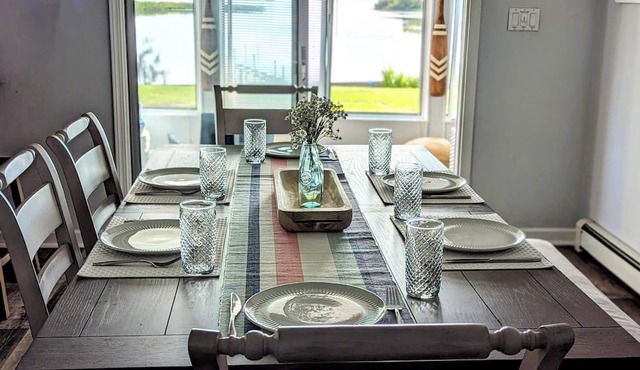 Lake front home with dock access!