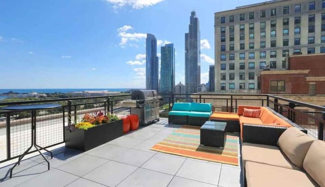 Cozy Downtown MICH AVE #7 | gym+rooftop