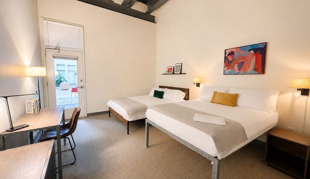 Cream City Industrial Loft Near Fiserv with Parking | Suite 4 | Sleeps 8