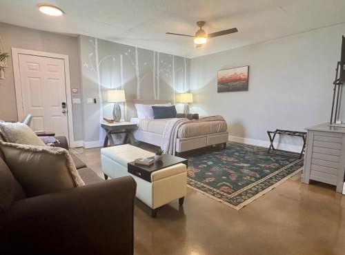 Set on peaceful 5 acres, 5 min from town, Private Building, Level 2 EV Charger